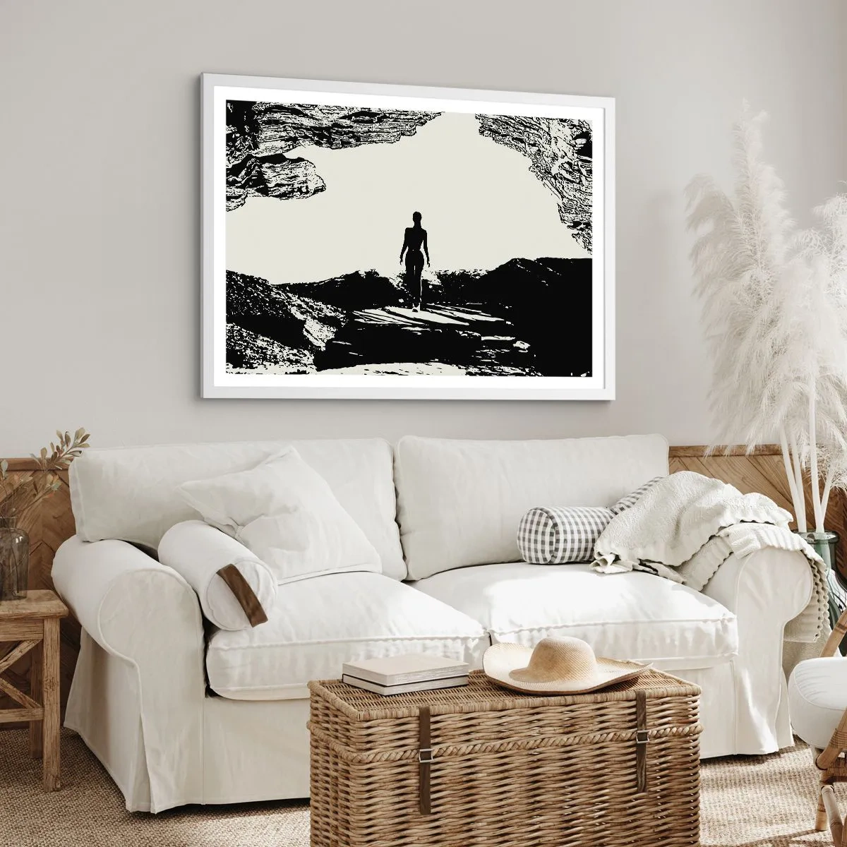 Plakat i hvid ramme - Et nyt udseende - 91x61 cm