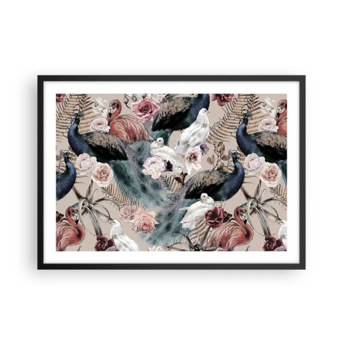 Plakat i sort ramme - I paladsets have - 70x50 cm