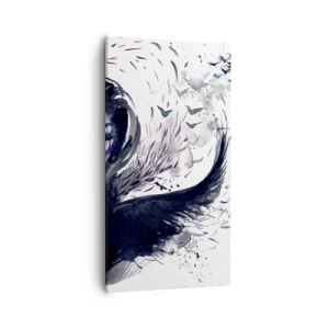 Lærredstryk - Billede på lærred - Dæmonisk og smuk - 55x100 cm