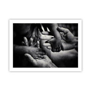 Plakat - At være menneske - 70x50 cm