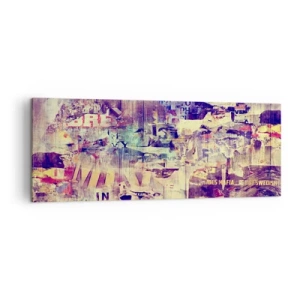 Lærredstryk - Billede på lærred - Og det er alt, hvad der vil være tilbage - 140x50 cm