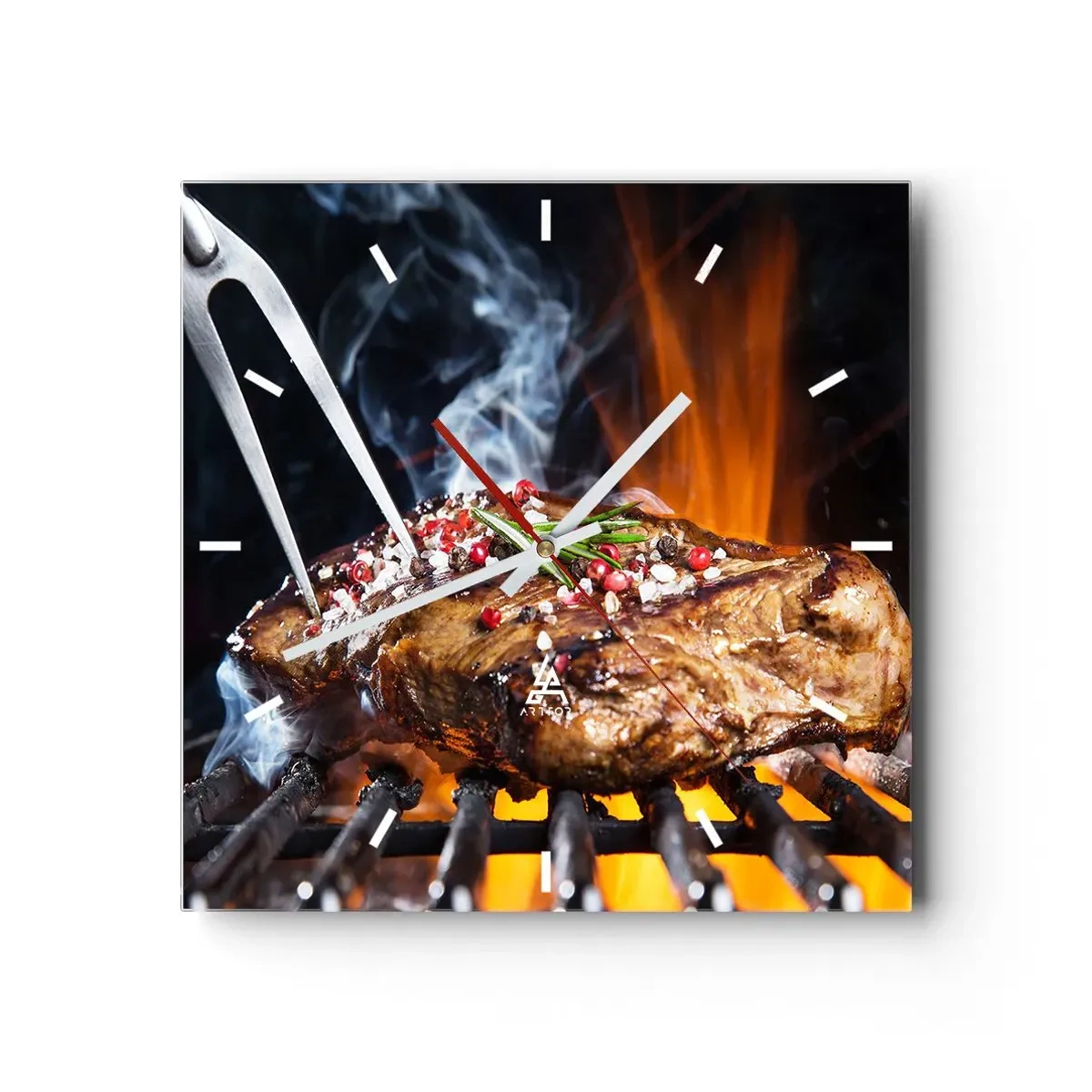 Vægur, Uret - Saftig og velduftende - 30x30 cm