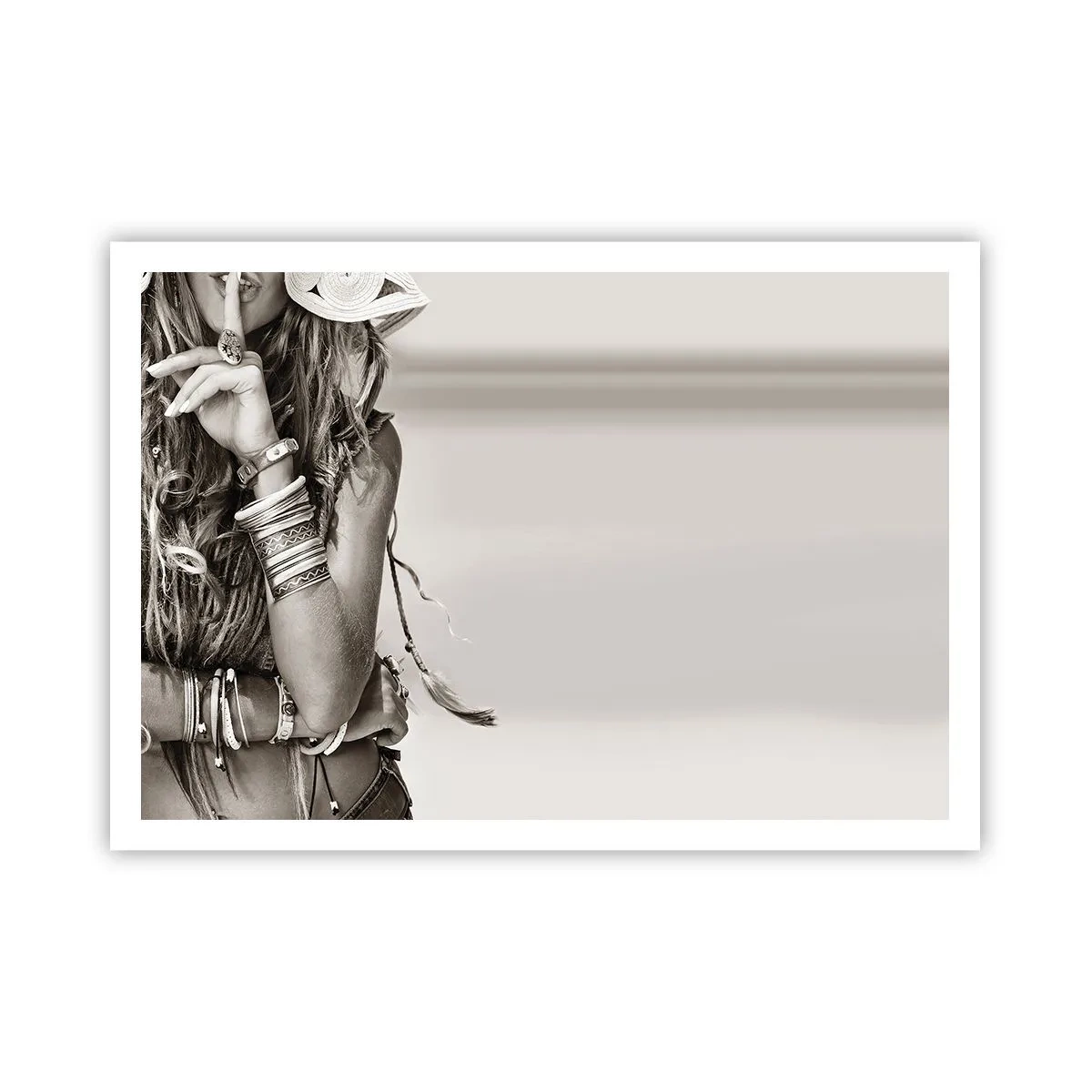 Plakat - Som en pige - 100x70 cm