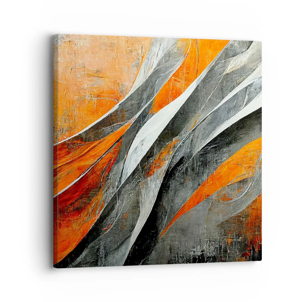 Lærredstryk - Billede på lærred - Varme og kulde - 30x30 cm