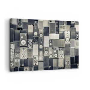 Lærredstryk - Billede på lærred - Og alt er i orden - 120x80 cm