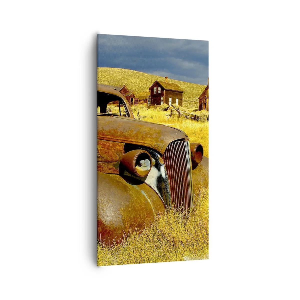 Lærredstryk - Billede på lærred - Et velfortjent hvil - 65x120 cm