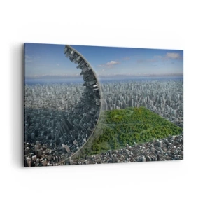 Lærredstryk - Billede på lærred - Naturen er evig - 120x80 cm