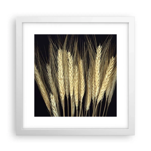 Plakat i hvid ramme - Rustik magi - 30x30 cm