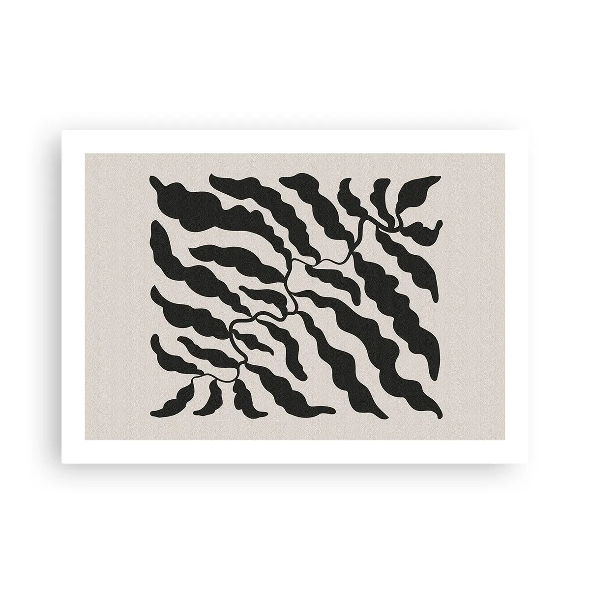 Plakat - En firkants natur - 70x50 cm