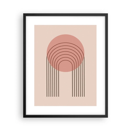 Plakat i sort ramme - Uimodståelig tiltrækningskraft - 40x50 cm