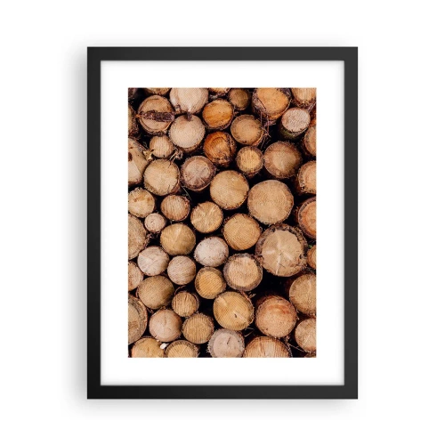 Plakat i sort ramme - En ny begyndelse - 30x40 cm