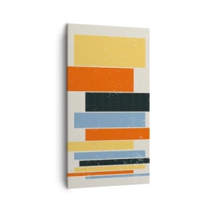 Lærredstryk - Billede på lærred - Optagelse af musik - 45x80 cm