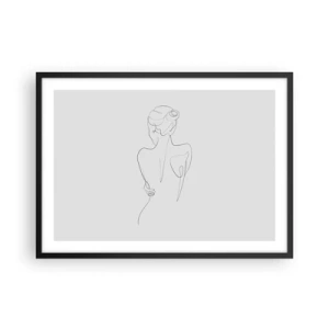 Plakat i sort ramme - Kroppens musik - 70x50 cm