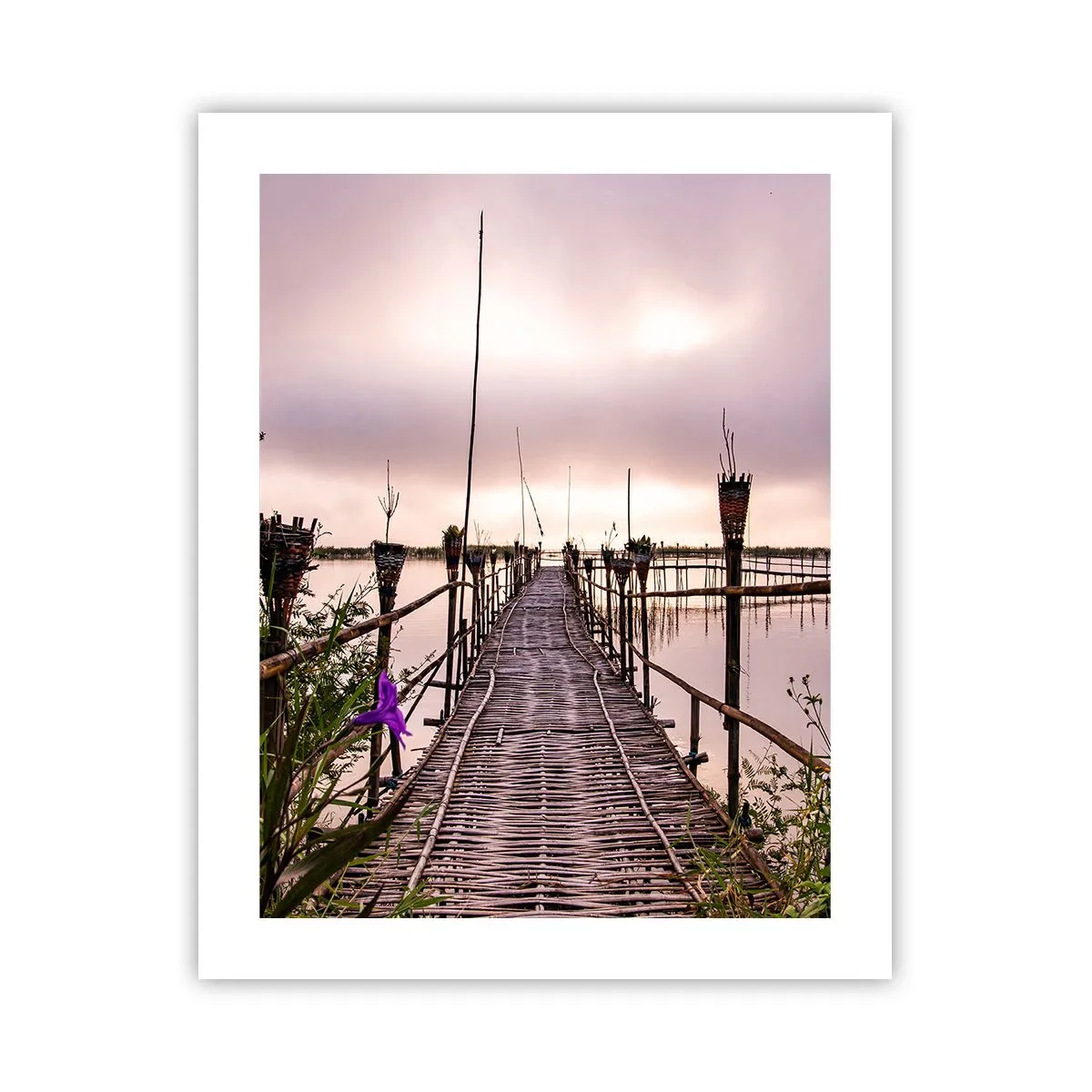 Plakat - Den stille og rolige atmosfære i Asien - 40x50 cm