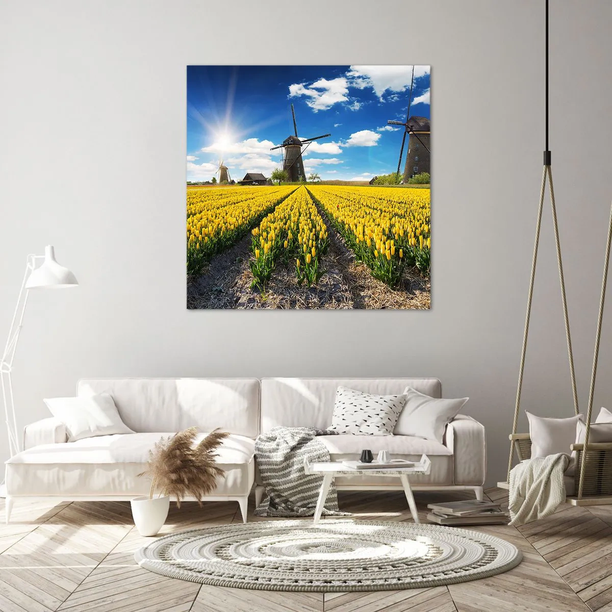 Lærredstryk - Billede på lærred - Kunne ikke være mere hollandsk - 50x50 cm