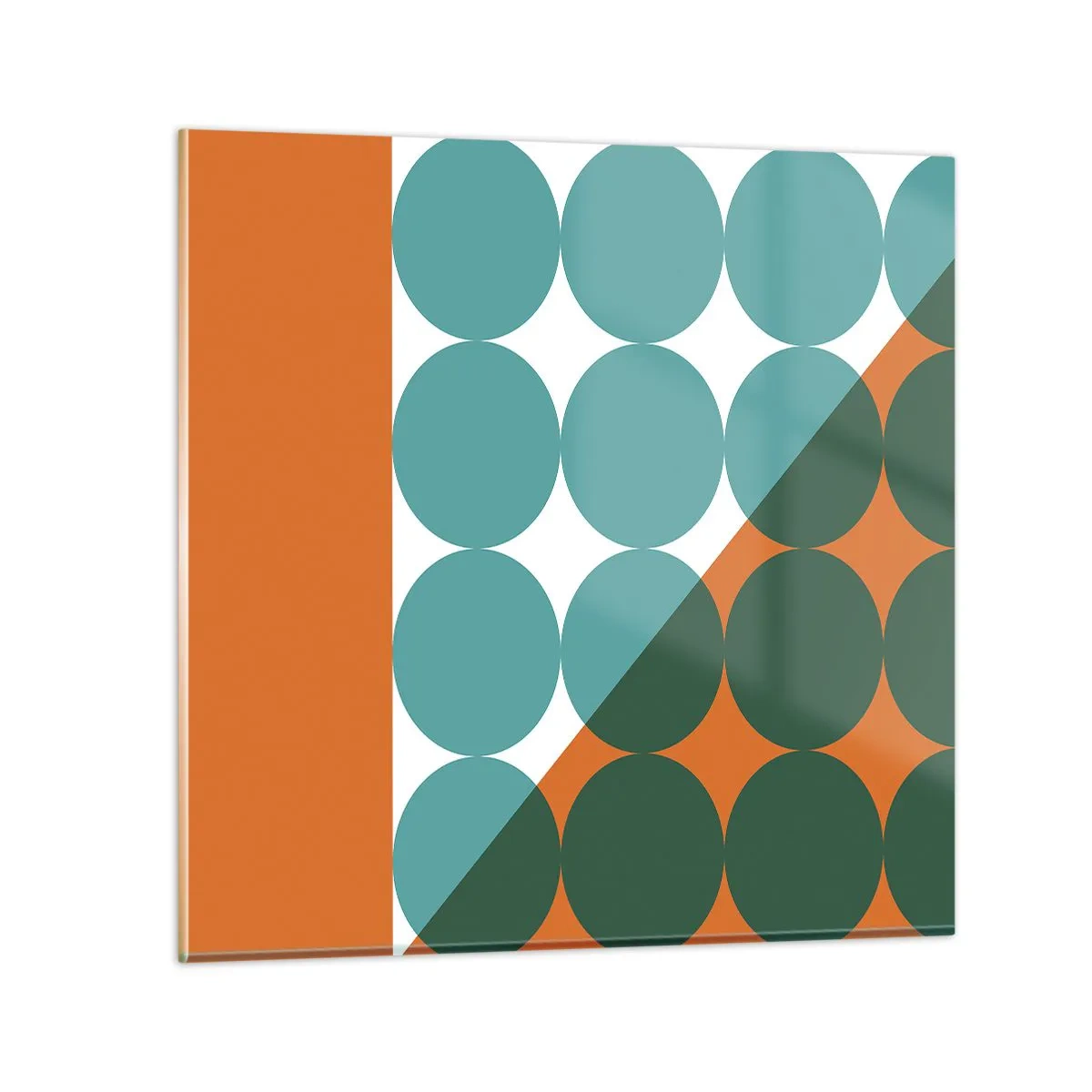 Billede på glas - Op og over - 40x40 cm