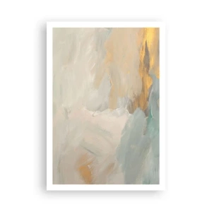 Plakat - Abstraktion - blidhedens land - 70x100 cm