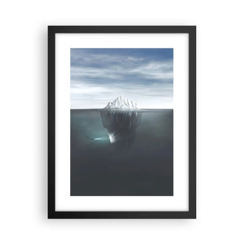 Plakat i sort ramme - Undervands-mysterium - 30x40 cm
