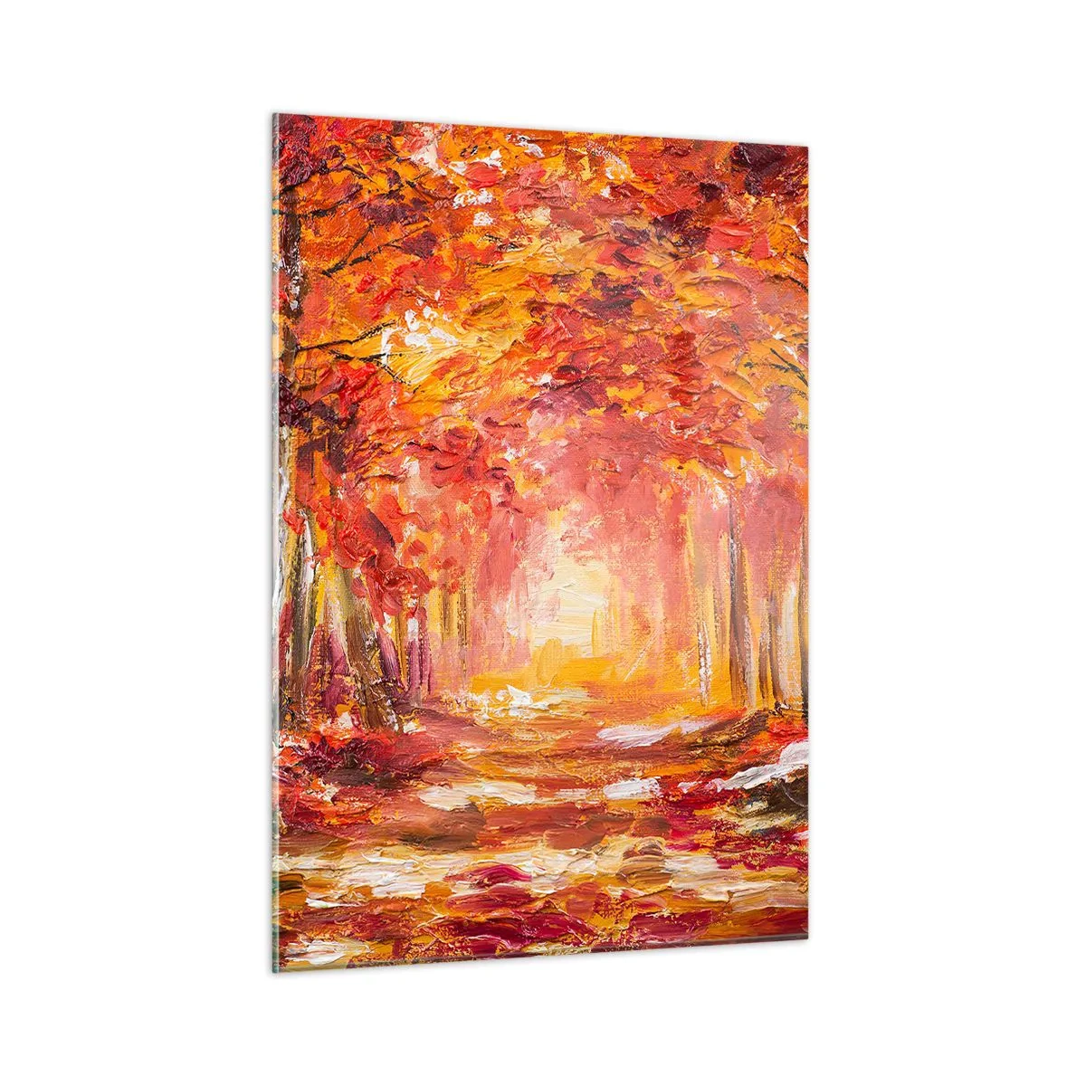 Billede på glas - Kobberskov - 50x70 cm