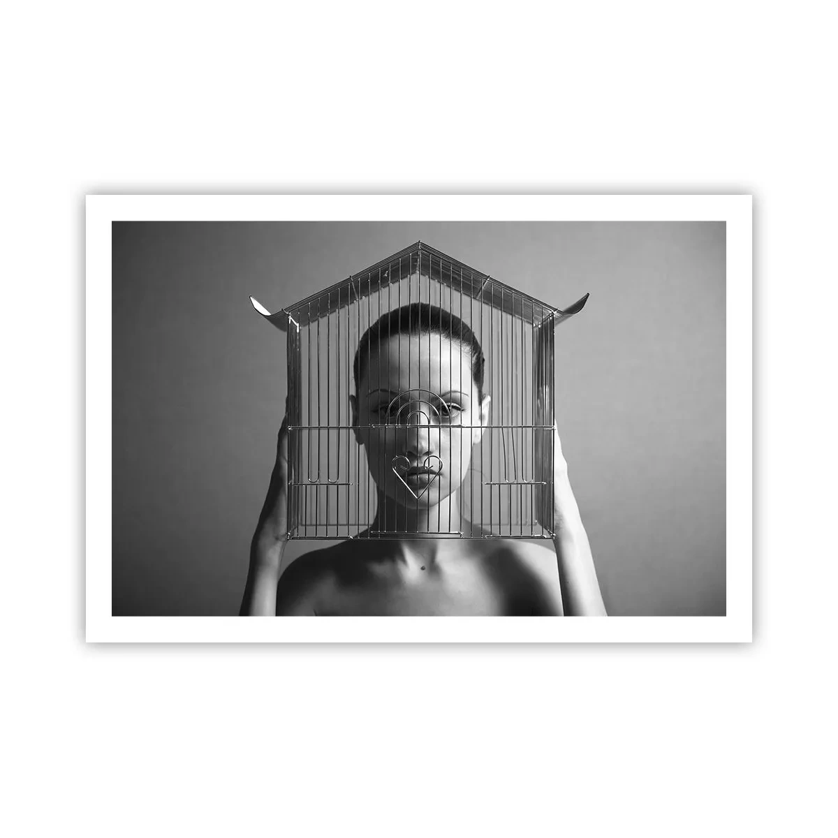 Plakat - Et lidt surrealistisk portræt - 91x61 cm