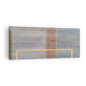 Lærredstryk - Billede på lærred - Lige og rolig - 100x40 cm