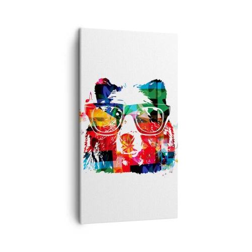 Lærredstryk - Billede på lærred - Jeg elsker det! - 45x80 cm