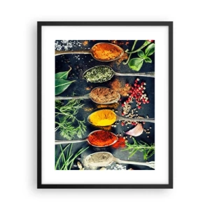 Plakat i sort ramme - Kulinarisk magi - 40x50 cm