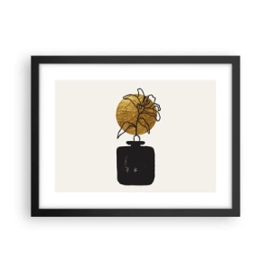 Plakat i sort ramme - Skønhed i balance - 40x30 cm