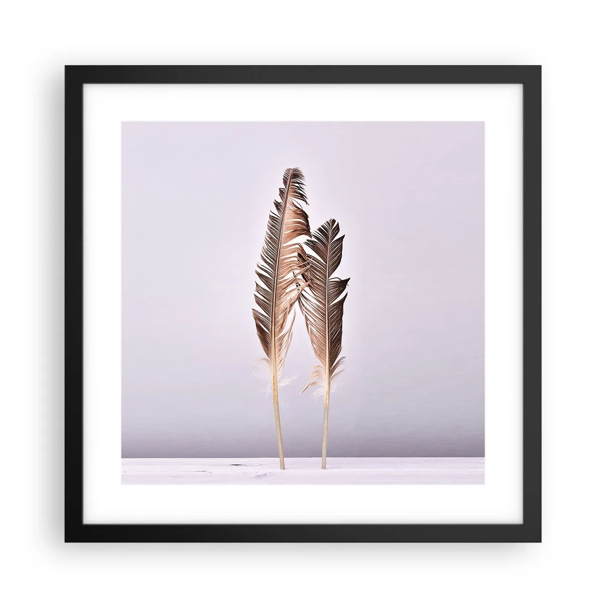 Plakat i sort ramme - Mod intetheden - 40x40 cm