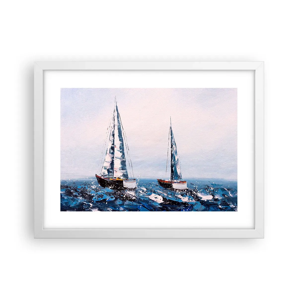 Plakat i hvid ramme - Vindens broderskab - 40x30 cm