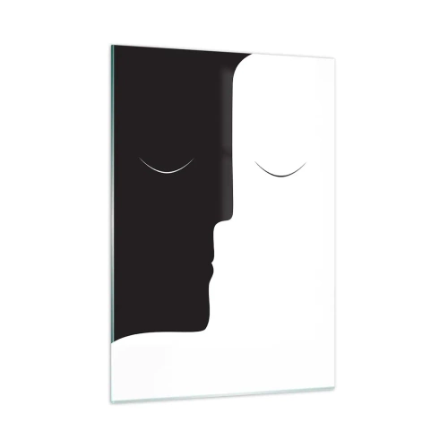 Billede på glas - Modsætningernes enhed - 50x70 cm