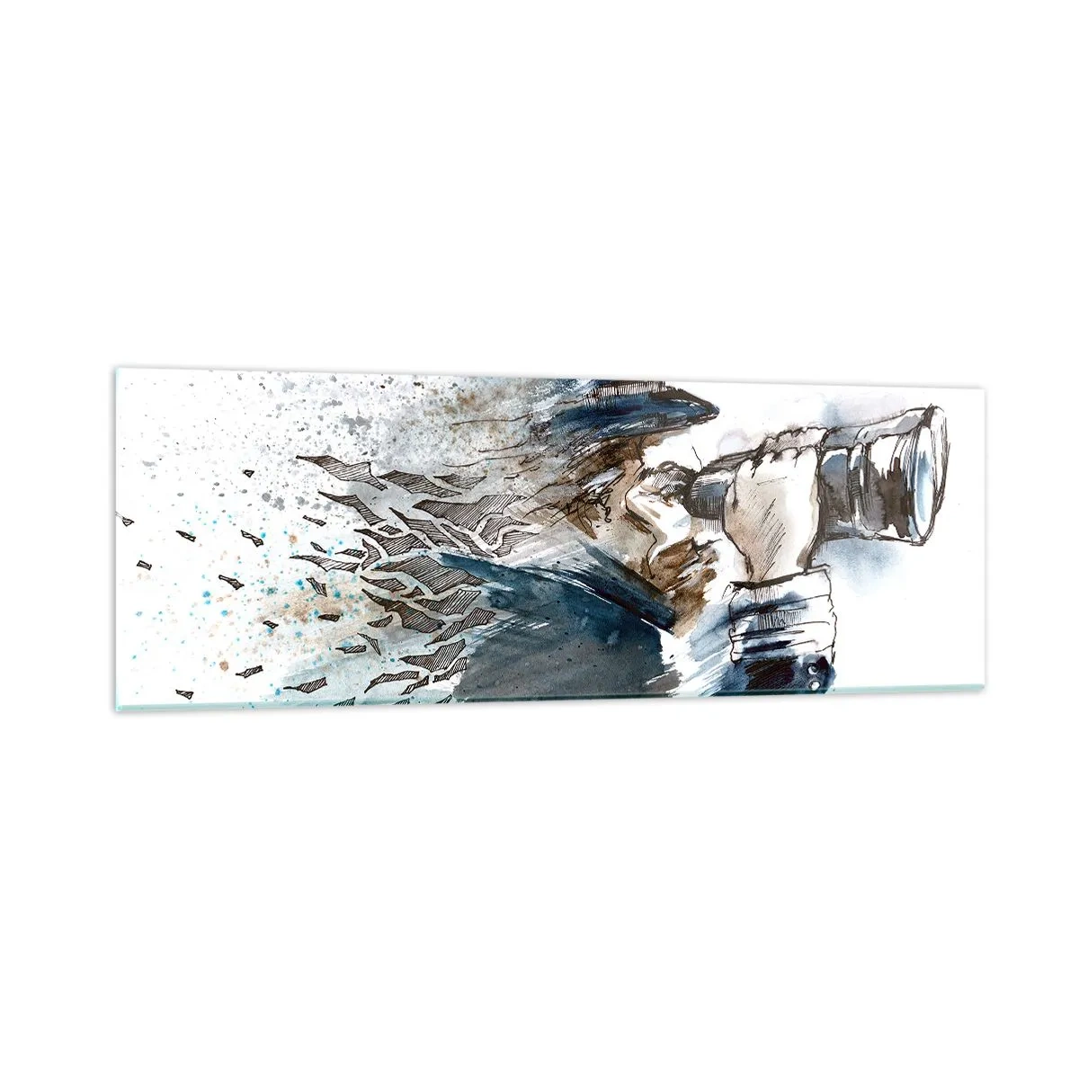 Billede på glas - Ti på Beaufort-skalaen! - 90x30 cm