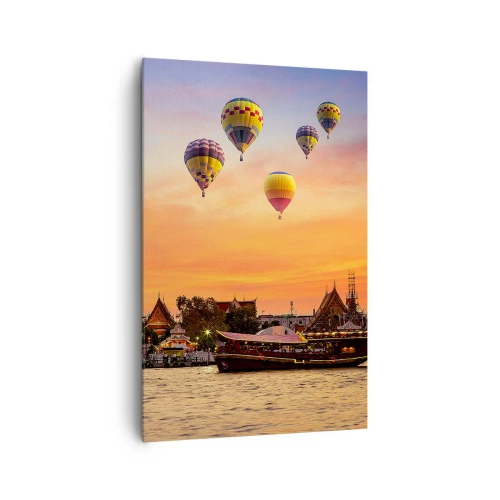 Lærredstryk - Billede på lærred - Det er her, eventyrene bliver født - 80x120 cm