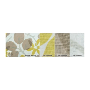 Prøve Fototapet Premium Canvas - Komposition i solskinnet - Boho, Blomster, Minimalisme - 100x30 cm