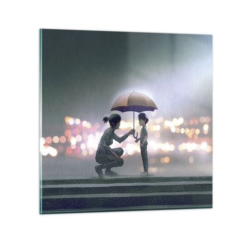 Billede på glas - Og alt er godt nu - 50x50 cm