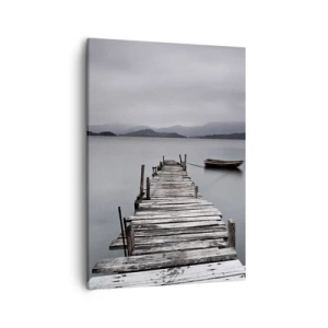 Lærredstryk - Billede på lærred - Du kan tage af sted i morgen - 50x70 cm