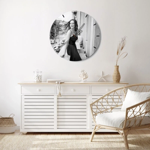 Vægur, Uret - Bestemt en pariser - 30x30 cm