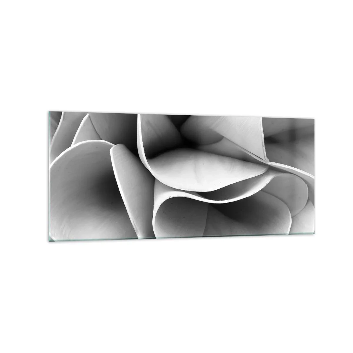 Billede på glas - Hvad der sker i rummet - 120x50 cm