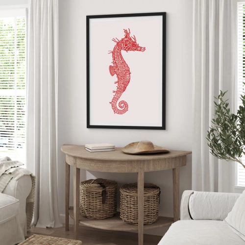 Plakat i sort ramme - En indviklet skabelse - 50x70 cm