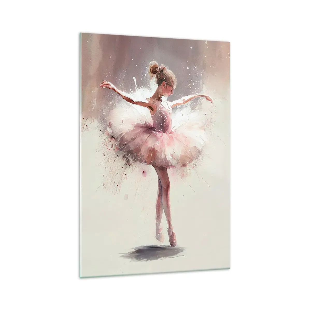 Billede på glas - Som en ung fugl - 70x100 cm