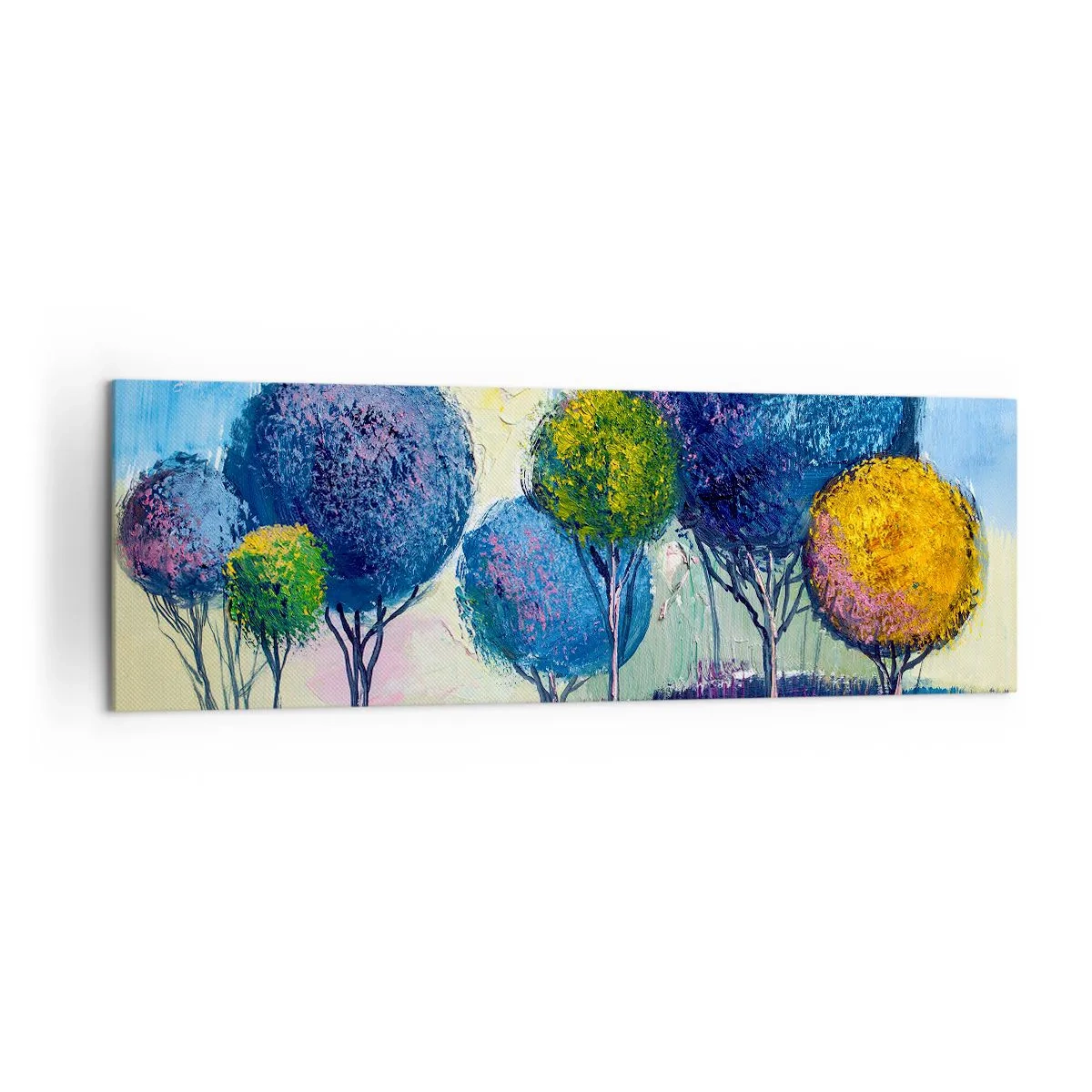 Lærredstryk - Billede på lærred - Kugle - idealets form - 160x50 cm