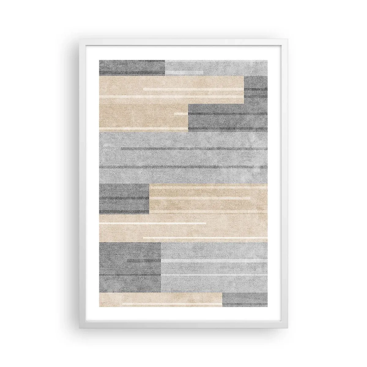 Plakat i hvid ramme - Komposition: hold den lodret - 50x70 cm