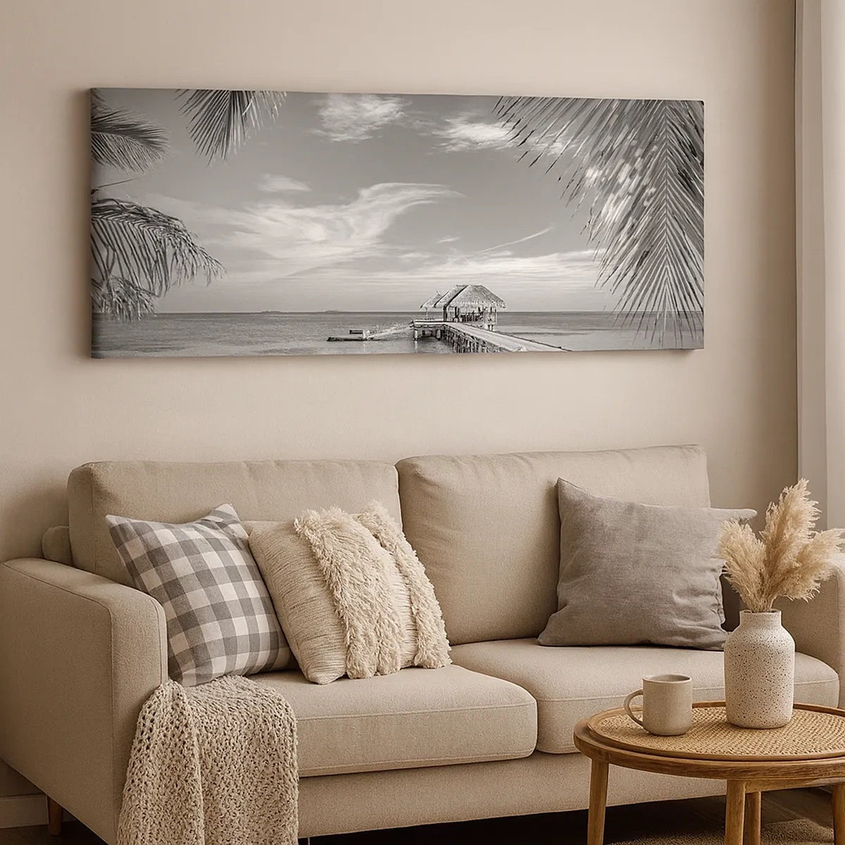 Lærredstryk - Billede på lærred - Et minde eller en drøm? - 30x30 cm