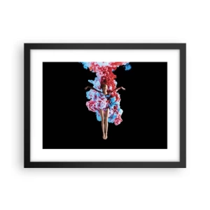 Plakat i sort ramme - I fuld blomstring - 40x30 cm