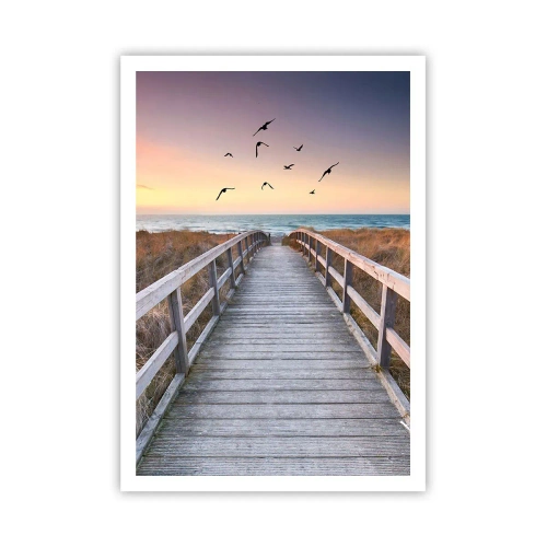 Plakat - Rummet med højder - 70x100 cm