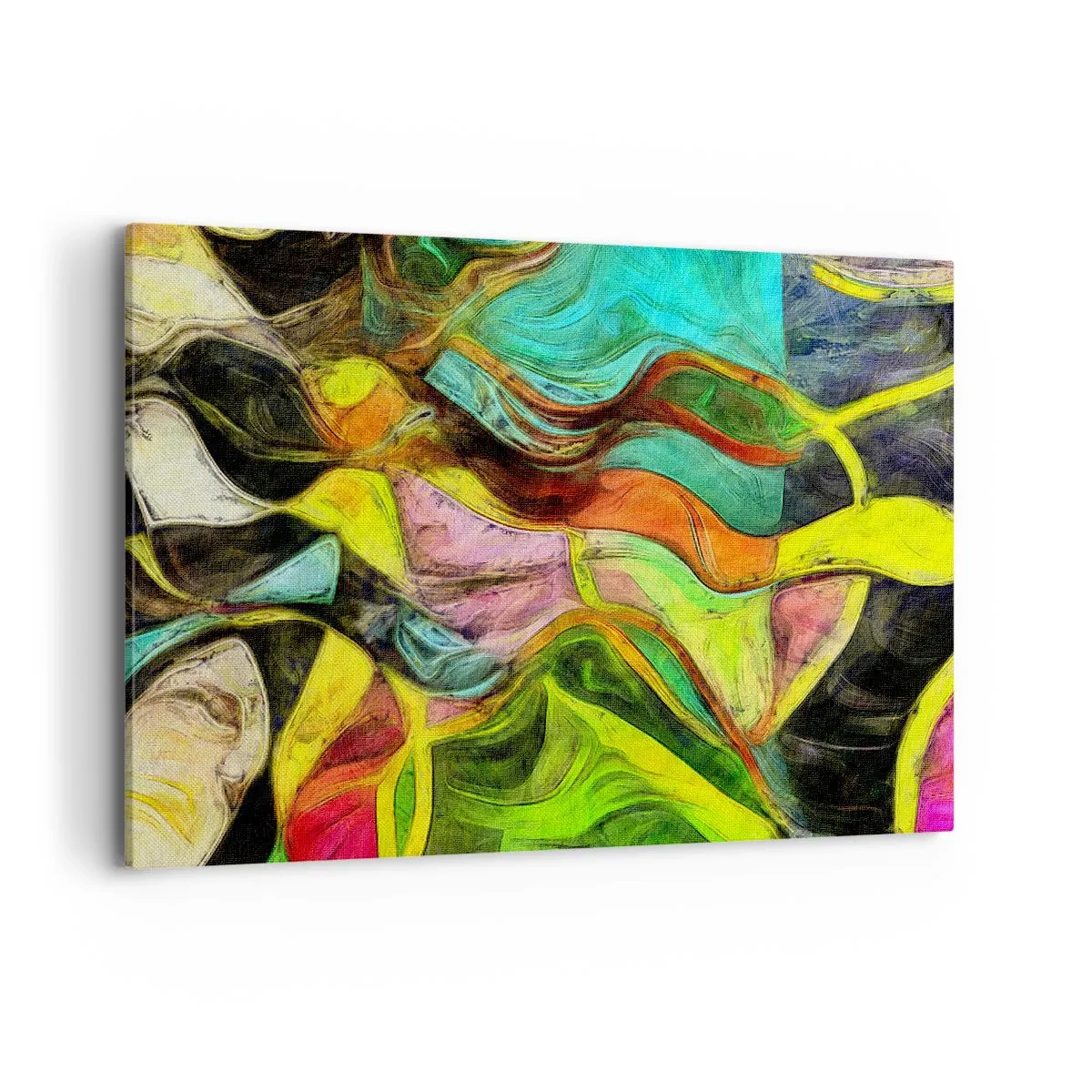 Lærredstryk - Billede på lærred - Bevægelse er liv - 120x80 cm