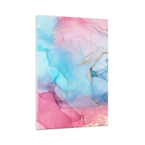 Billede på glas - Møde og gennemtrængning - 50x70 cm