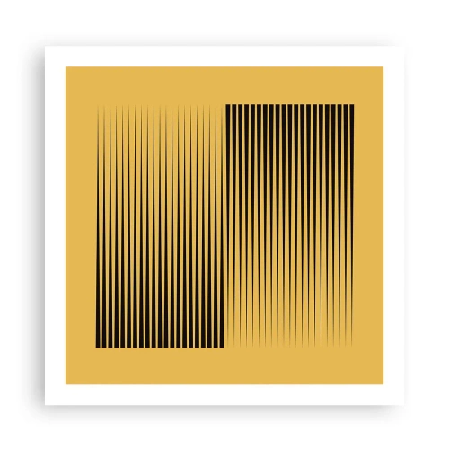 Plakat - Modsætningernes kvadrat - 60x60 cm