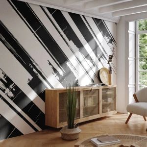 Fototapet Premium Sand - Intens og dynamisk komposition - Vektor, Minimalisme, Moderne - 200x140 cm