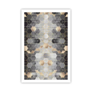 Plakat - Sammensætning af diamanter - 61x91 cm